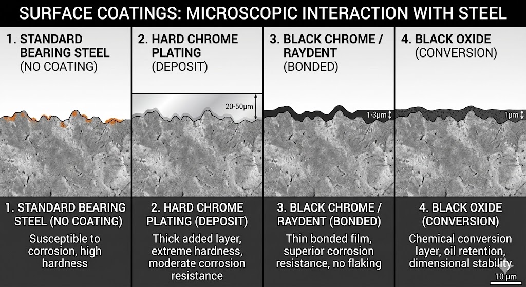 coatings interact with the steel surface at a microscopic level